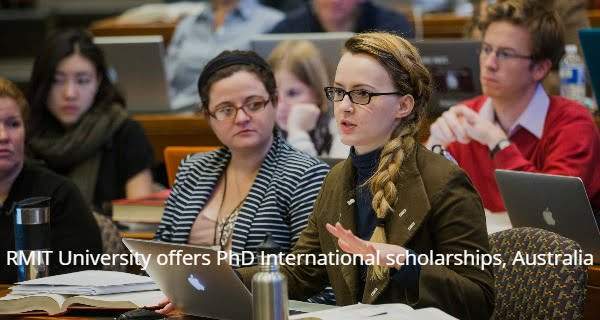 RMIT University offers PhD International scholarships, Australia