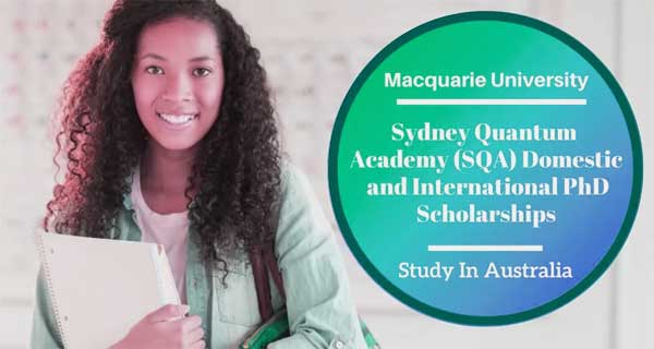 Sydney Quantum Academy (SQA) PhD Scholarships, Australia