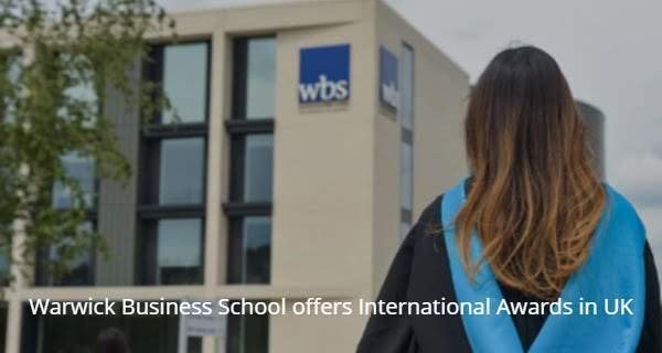 Warwick Business School offers International Awards in UK, 2021