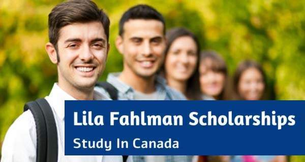 Lila Fahlman Scholarships for Outstanding Students in Canada