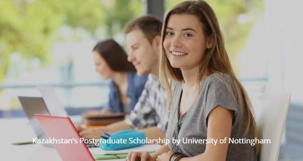 Kazakhstan’s Postgraduate Scholarship by University of Nottingham, UK