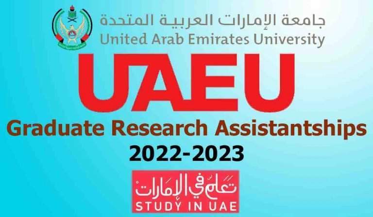 Graduate Research Assistantships, UAE 2022-23