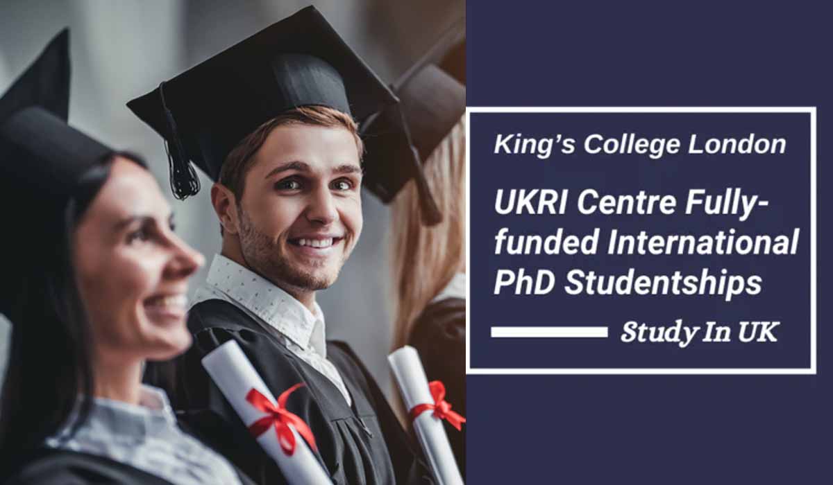 International Fully-funded PhD Studentships with UKRI Centre in UK