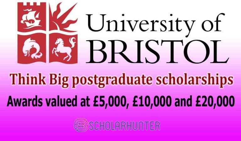 Think Big Postgraduate Scholarships, UK