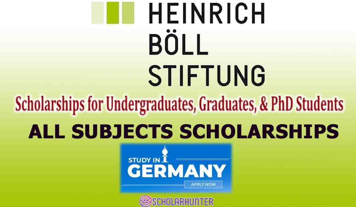 Undergraduates, Graduates, And PhD Students Scholarships in Germany