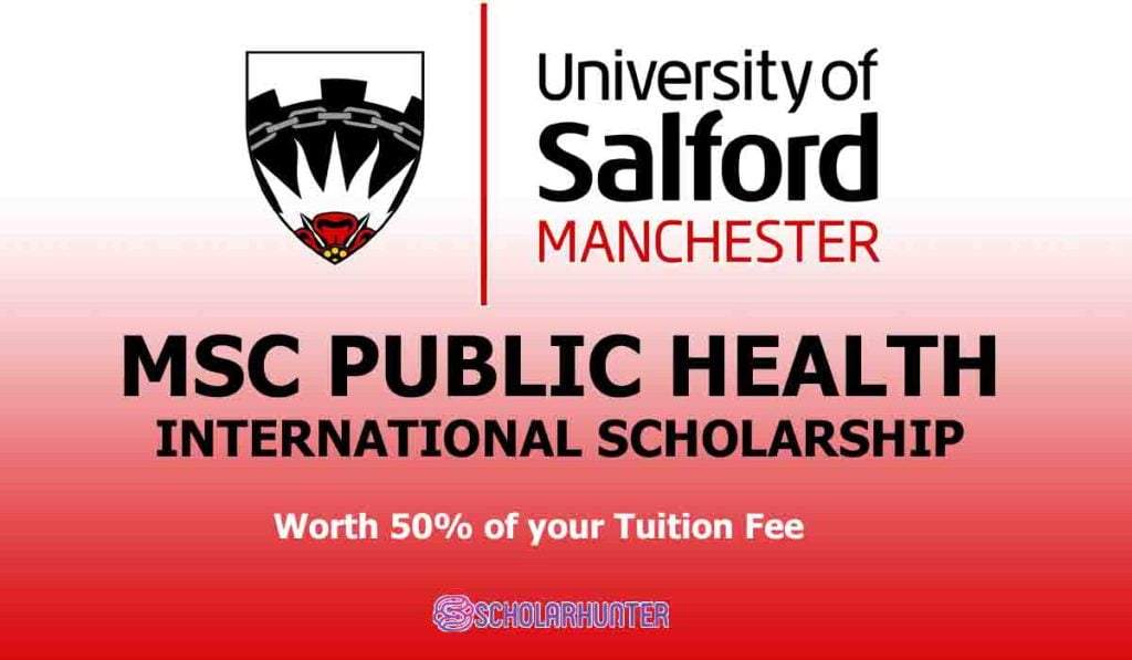University of Salford International Masters Scholarships in UK