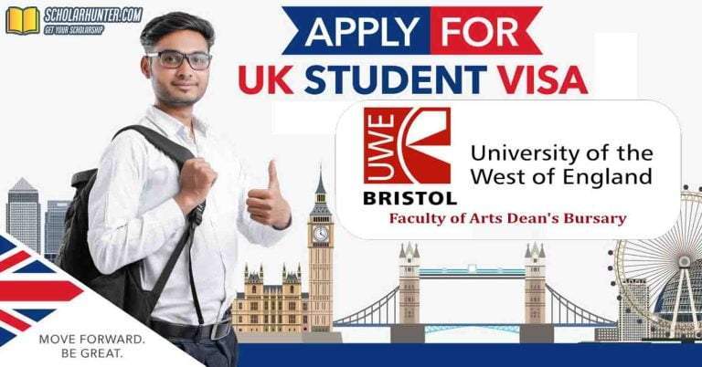 Dean’s Bursary 2022 by UWE Bristol UK