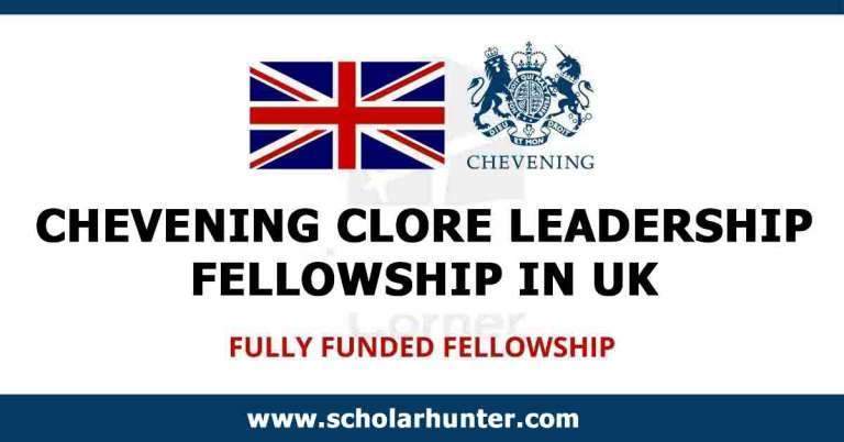 Chevening Clore Leadership Fellowship 2023 for International Students in UK