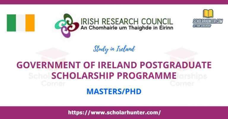 Postgraduate Scholarship 2023 by Ireland Government - Stipend of €18,500 and Tuition Fee 34 Postgraduate Scholarship 2023 by Ireland Government - Stipend of €18,500 and Tuition Fee