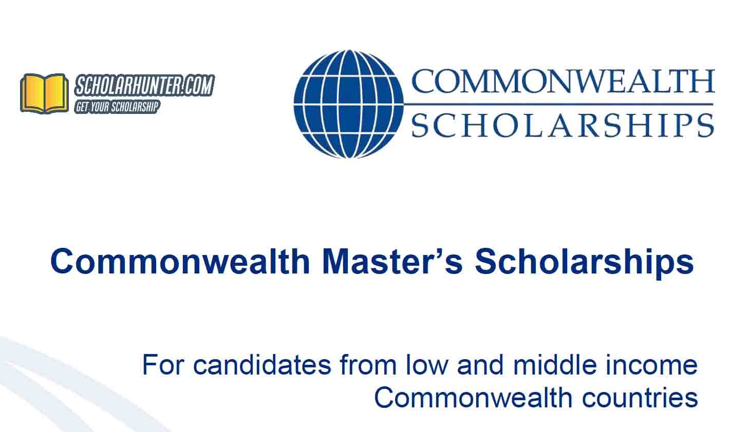 Commonwealth Master’s Scholarships by FCDO to Study in UK 3 Commonwealth Master’s Scholarships by FCDO to Study in UK