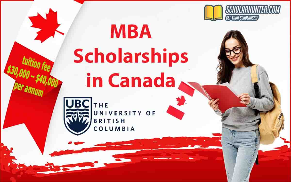 UBC MBA Scholarships in Canada with Full Tuition Fee