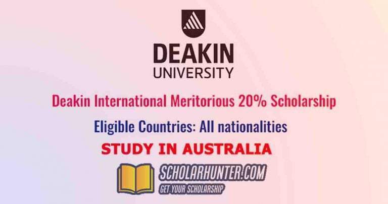 Meritorious 20% Scholarships