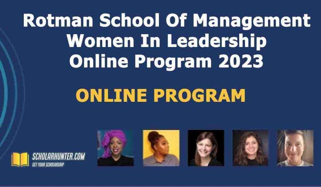 Rotman's Women In Leadership Online Program Course 2023 2 Rotman's Women In Leadership Online Program Course