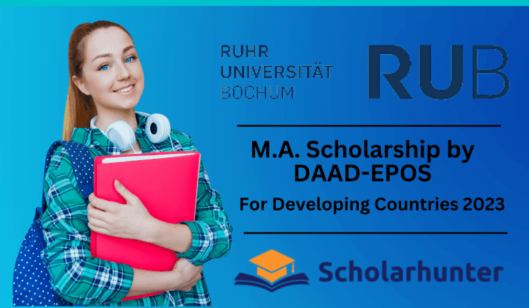 M.A. Scholarship by DAAD-EPOS For Developing Countries 2023