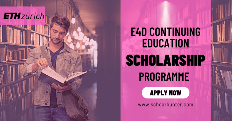 E4D Continuing Education Scholarship Programme