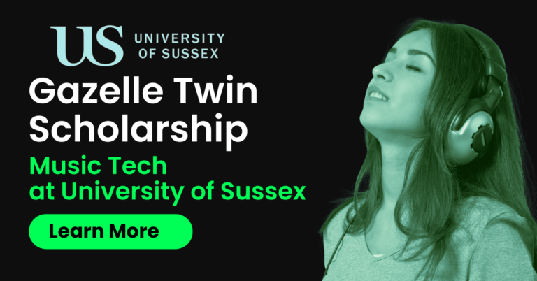 Gazelle Twin Scholarship: £500 Cash Award in Music Tech at University of Sussex 24 Gazelle Twin Scholarship