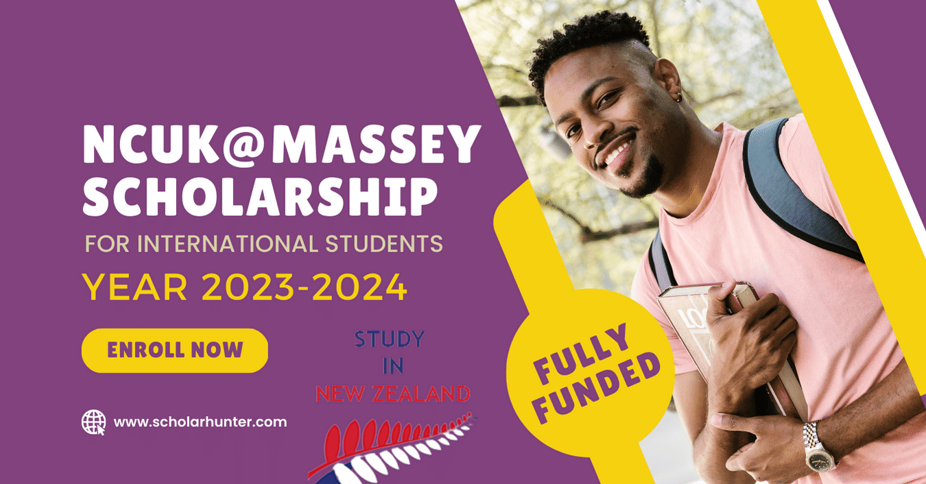 NCUK@Massey Scholarship Study at University of Massey, New Zealand