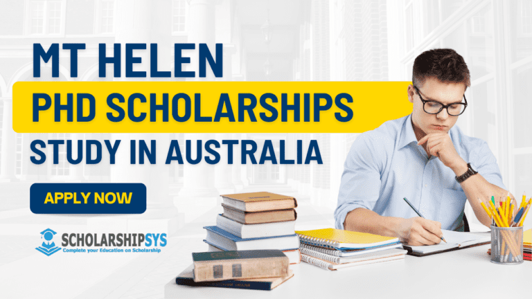 Mt Helen PhD Scholarships in Australia
