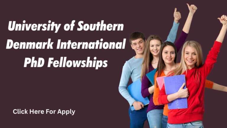 University of Southern Denmark International PhD Fellowships in European Union Law: for Academic Year 2023-2024 27 University of Southern Denmark International PhD Fellowships