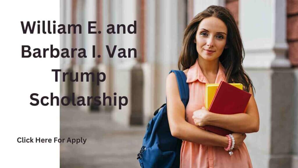 William E. and Barbara I. Van Trump Scholarship: Empowering Women in Railway Engineering 2 William E. and Barbara I. Van Trump Scholarship
