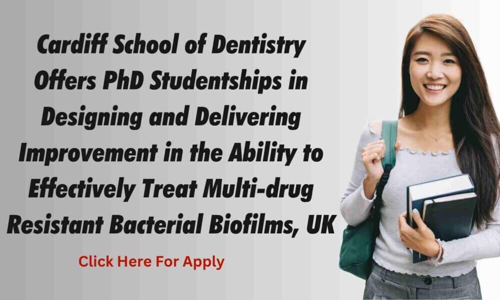 Cardiff School of Dentistry Offers PhD Studentships