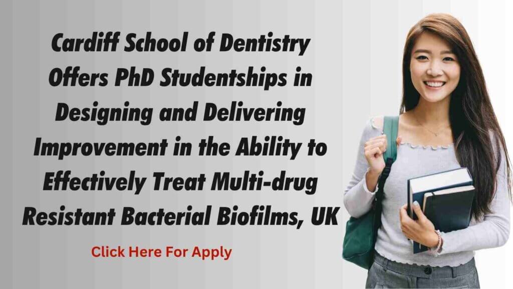Cardiff School of Dentistry Offers PhD Studentships