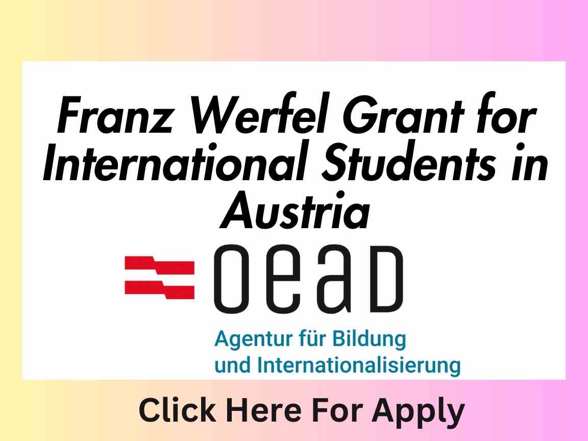Explore the Franz Werfel Grant for International Students in Austria