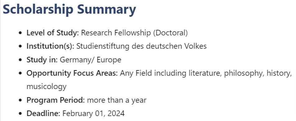 Leo Baeck Fellowship Programme Summary