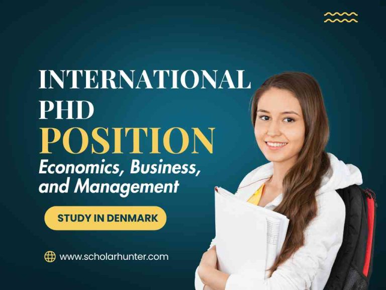 International PhD Position in Economics, Business, and Management, Study in Denmark