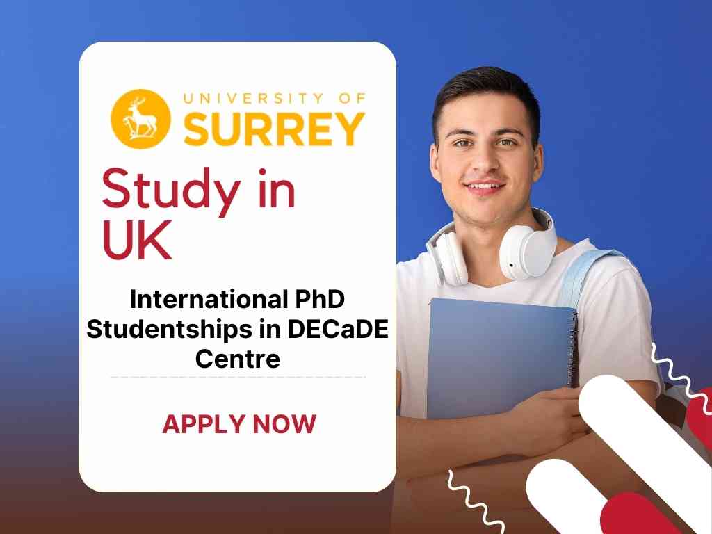 International PhD Studentships in DECaDE Centre