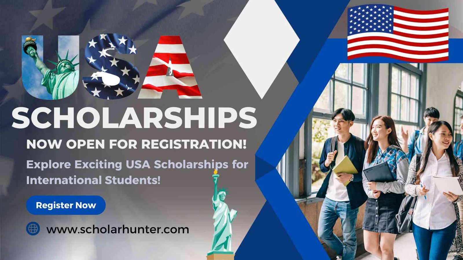 156 USA Scholarships For International Students 2024 2025