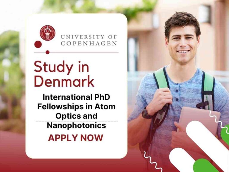 International PhD Fellowships in Atom Optics and Nanophotonics at the University of Copenhagen 4 International PhD Fellowships in Atom Optics and Nanophotonics