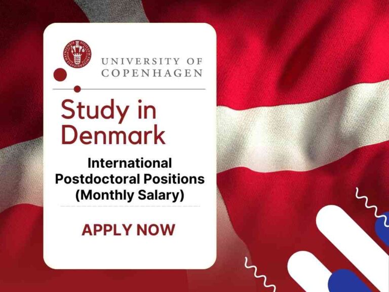 International Postdoctoral Positions at the University of Copenhagen 9 International Postdoctoral Positions (Monthly Salary) Denmark