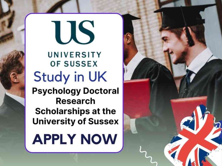 Psychology Doctoral Research Scholarships at the University of Sussex