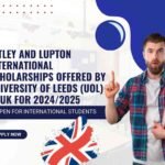 Tetley and Lupton International Scholarships Offered by University of Leeds (UOL) in UK for 2024 2025