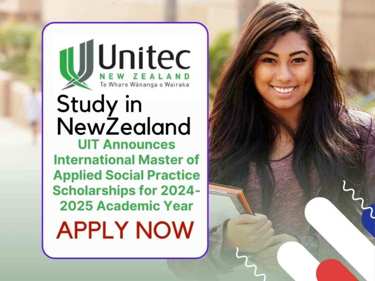 Unitec Institute of Technology Announces International Master of Applied Social Practice Scholarships for 2024-2025 Academic Year