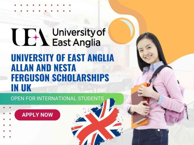 University of East Anglia Allan and Nesta Ferguson Scholarships in UK