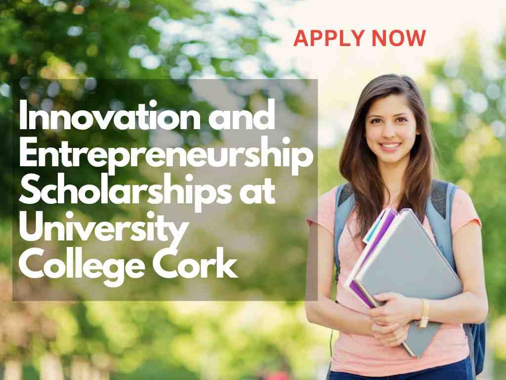 Innovation and Entrepreneurship Scholarships at University College Cork