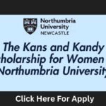 The Kans and Kandy Scholarship for Women at Northumbria University