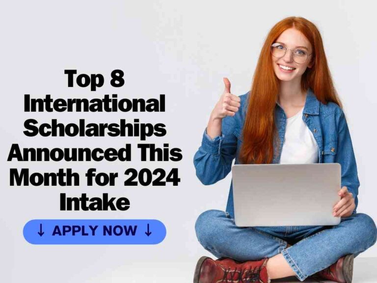 Top 8 International Scholarships Announced This Month for 2024 Intake 5 Top 8 International Scholarships Announced This Month for 2024 Intake