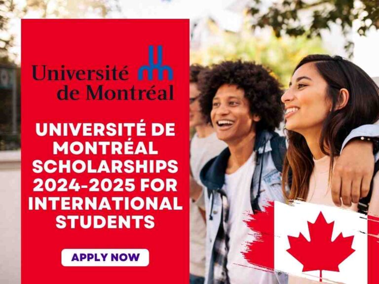 Université de Montréal Scholarships 2024-2025 for International Students