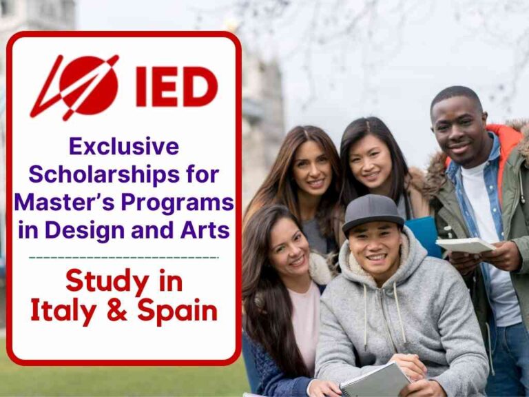 Exclusive Scholarships for Master’s Programs in Design and Arts in Italy and Spain