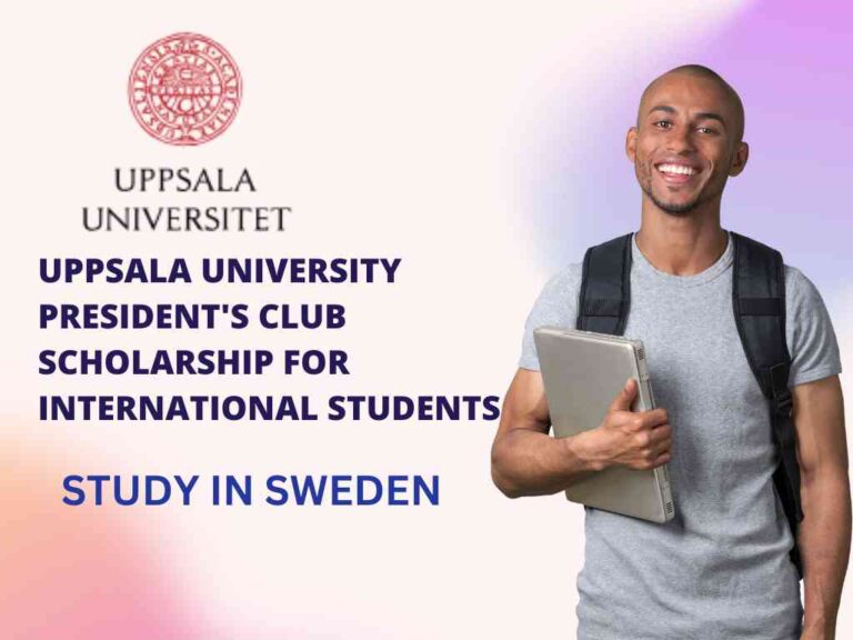 Uppsala University President's Club Scholarship for International Students 4 Uppsala University President's Club Scholarship for International Students