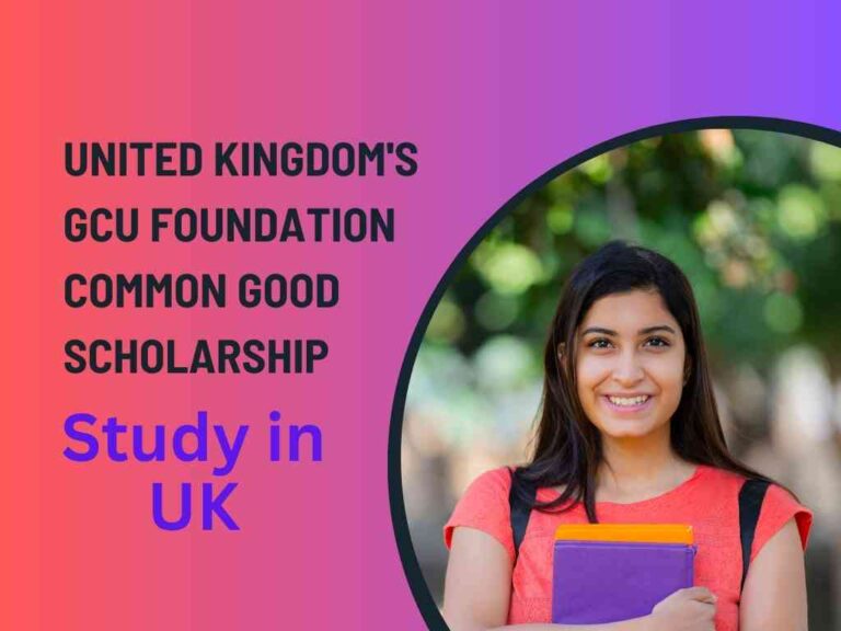 United Kingdom's GCU Foundation Common Good Scholarship 1 United Kingdom's GCU Foundation Common Good Scholarship