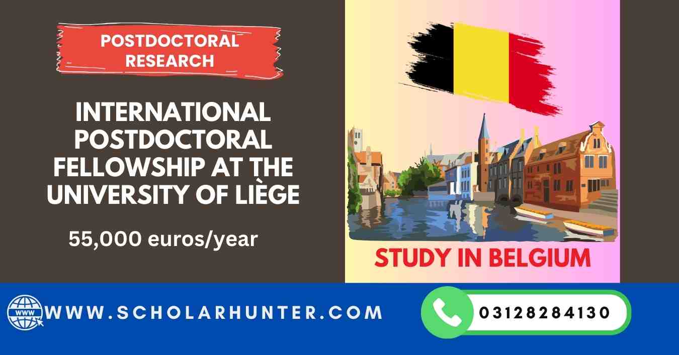 International Postdoctoral Fellowship at the University of Liège