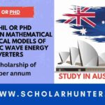 QUT MPhil or PhD Scholarship in Mathematical and Numerical Models of Piezoelectric Wave Energy Converters