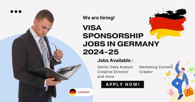 Visa Sponsorship Jobs in Germany - Work and Study VISA 31 Visa Sponsorship Jobs in Germany 2024-25
