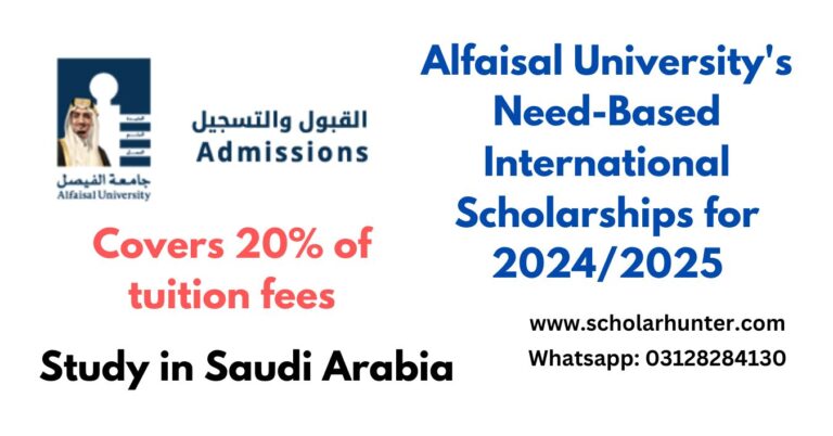 Alfaisal University's Need-Based International Scholarships for 2024 2025 Study in Saudi Arabia