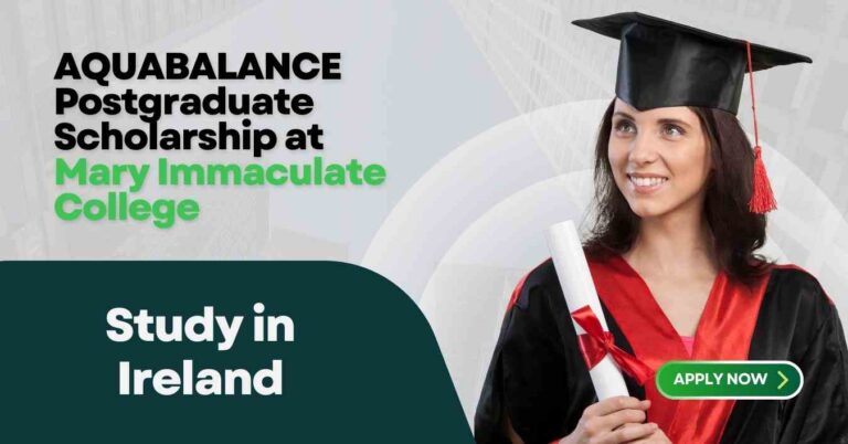 Opportunities for International Researchers: AQUABALANCE Postgraduate Scholarship at Mary Immaculate College 34 Opportunities for International Researchers AQUABALANCE Postgraduate Scholarship at Mary Immaculate College