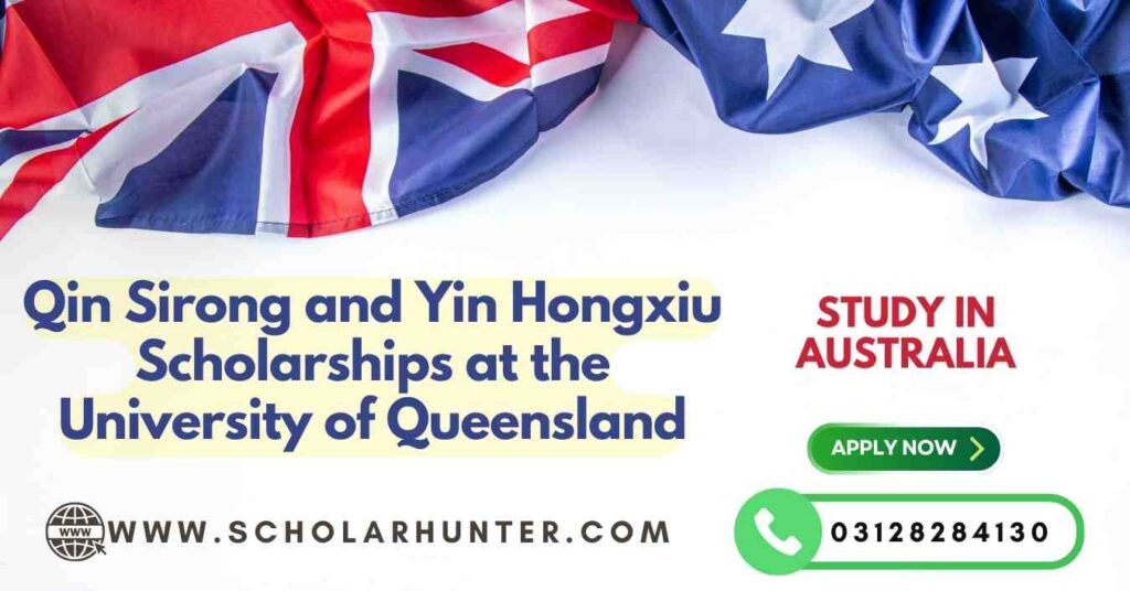 Qin Sirong and Yin Hongxiu Scholarships at the University of Queensland - Scholarship Opportunity for International Students